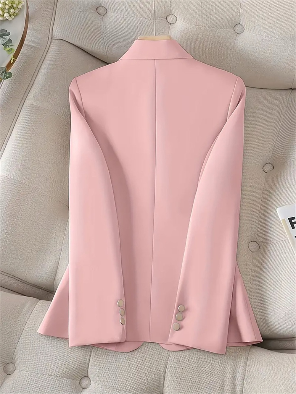 Slim-Fit Single-Button Blazer - Picture 5 of 7